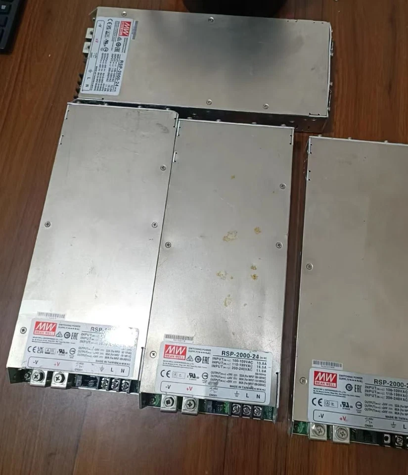 Fuente de alimentación conmutada MW RSP-2000-24V RSP-2000-48V ha sido completamente probada Foto 1 de 4