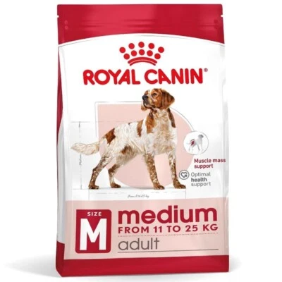 Royal Canin Medium Adult Hundefutter 15kg Trockenfutter Mittelgroße Hunde - Bild 1 von 4