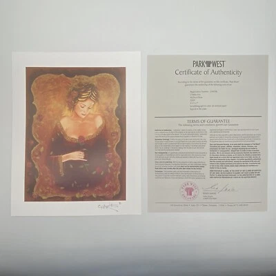 Charles Lee Mythical Rose Art Print With Certificate of Authenticity COA - Image 1 of 4