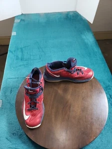NIKE AIR MAX Shoes Sz 12.5 Mens LEBRON XI 11 LOW INDEPENDENCE DAY 642849-614 - Picture 1 of 12