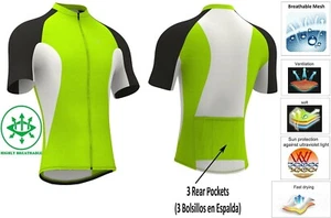 Jersey de bicicleta para hombre - fresco, cómodo, manga corta para montarHS21 - Imagen 1 de 6