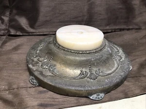 Antique ART DECO FLOOR LAMP BASE W/ Marble Parts - Picture 1 of 12