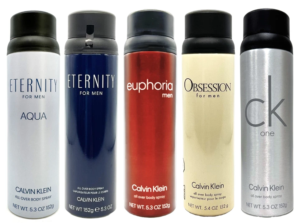 Eternity | Eternity Aqua | Obsession | Euphoria | CK One 5,3 oz spray corporal ELIGE Foto 1 de 1