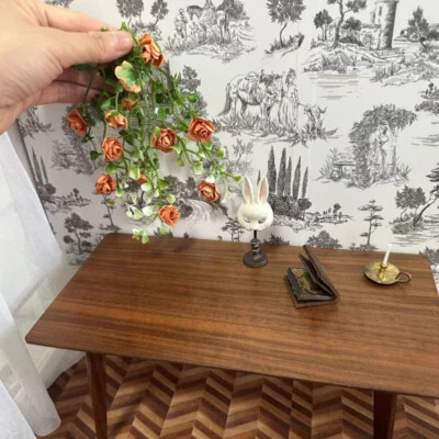 3PC Dollhouse Miniatures 1:12 1/6 Scale Accessorie Flower Vine Garden Ornaments - Image 1 of 4