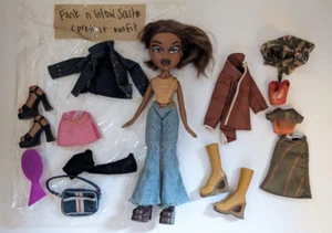 Bratz Funk n Glow SASHA Doll w/ Clothing Xpress It Outfit 2002 1st Edition Fall - Picture 1 of 6