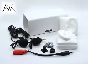 SR3D 3D Binaural microphone DIY Kit - ASMR - Field recording etc - for 3D Audio - Picture 1 of 3