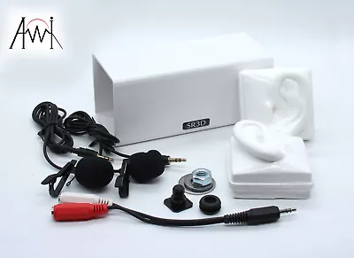 SR3D 3D Binaural microphone DIY Kit - ASMR - Field recording etc - for 3D Audio
