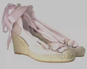Wittner Zeelah Espadrille Lace Up Wedge Sandals Women’s Size EU38 / Au/US 7 - Picture 1 of 17