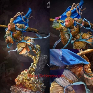 Infinity Studio 1/4 The Journey to the West The Monkey King Cyan Ver Statue Stoc - Picture 1 of 9