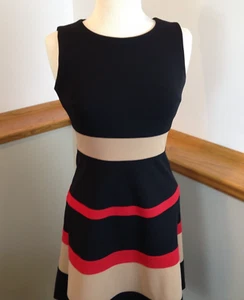 Abito donna nuovo con etichette Tommy Hilfiger girocollo zip posteriore senza maniche linea A taglia 2 - Foto 1 di 9