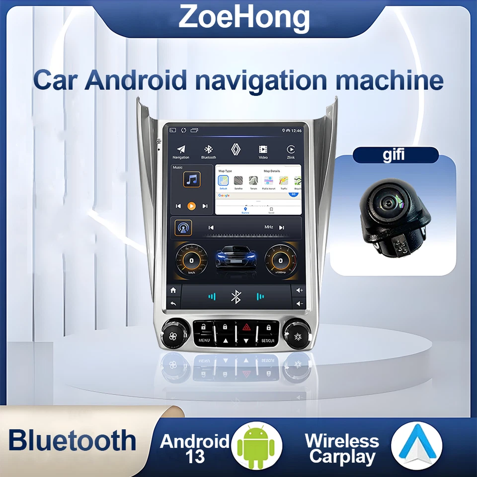 Se adapta a Chevrolet Equinox 2010-2017 Radio de coche Reproductor GPS Estéreo Android CarPlay USB Foto 1 de 4