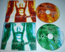 U2 LAST NIGHT ON EARTH Digi Pack & Slim Jewel Cased Two UK CD Set Near Mint Rare