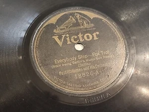 Vinyl 78 record Everybody Step Fox Trot Paul Whiteman Blue Danube Blues Rare 10" - Picture 1 of 4