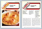 Paprika Fish Turbans #8 Fish & Eggs - Alison Burts Super Saving Recipe Card