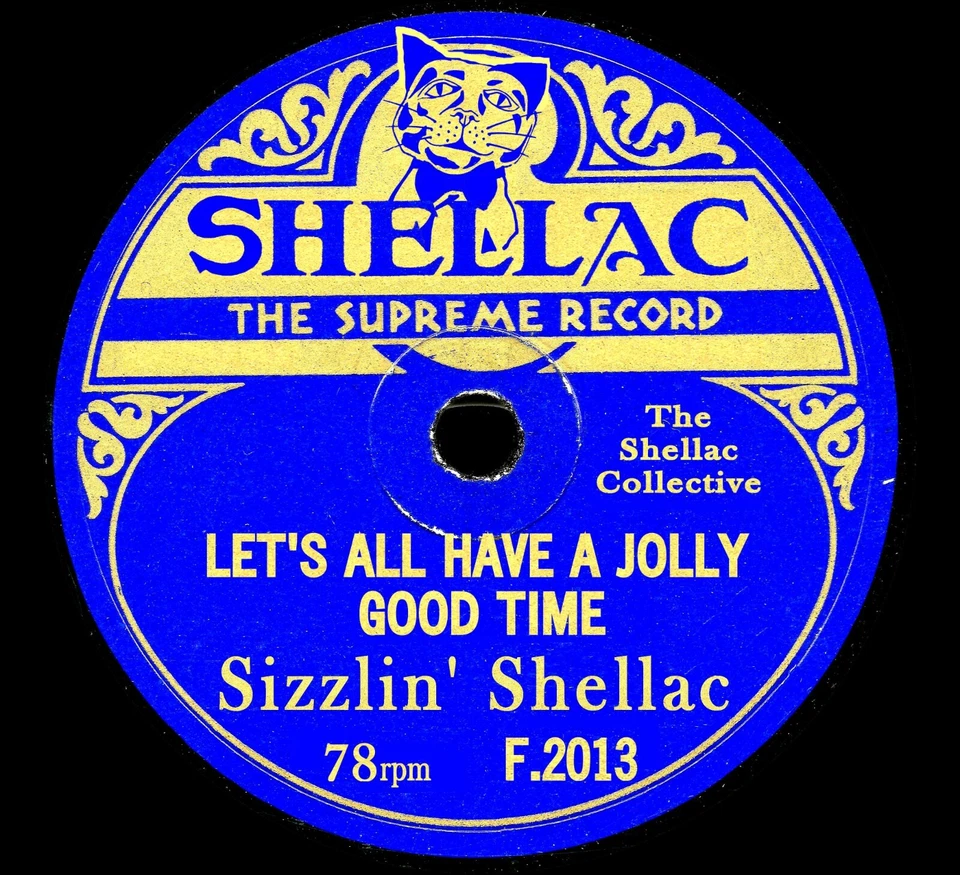 SIZZLIN' SHELLAC COLLECTIVE 2013 CD - 28 ORIGINAL 78s FROM 1928 TO 1957 - Image 1 of 2