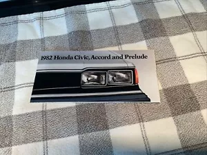 1982 Honda CIVIC / ACCORD / PRELUDE Brochure/Catalog: GL,HATCHBACK,FE,1300,1500, - Picture 1 of 4