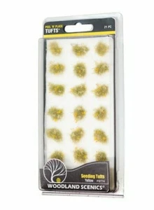 Woodland Scenics Grass Tufts Yellow Seedling New - Picture 1 of 2