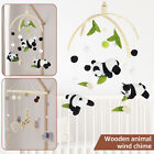 Animals Baby Crib Mobile Wooden Hanging Baby Bed Bell Handmade Wildlife Sdcxi