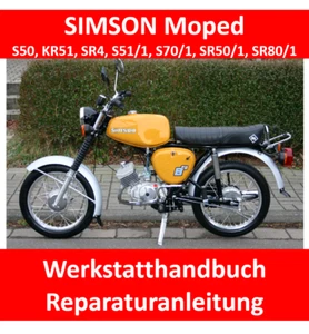 REPARATUR ANLEITUNG Simson S50, KR51, SR4, S51/1, S70/1, SR50/1, SR80/1 E-BOOK - Bild 1 von 1