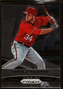 BRYCE HARPER MINT NATIONALS SILVER CHROME SP 2015 PANINI PRIZM 37 NATS MVP "GEM" - Picture 1 of 1