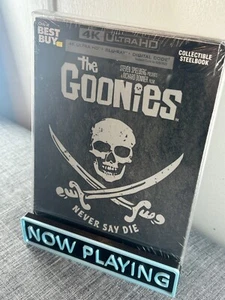 The Goonies 4K Ultra HD / Blu-ray Best Buy Exclusive Steelbook w/Protector NEW - Picture 1 of 2