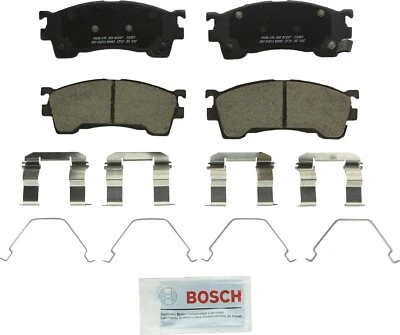 Керамические передние тормозные колодки Bosch QuietCast для Mazda Protege 1,8 л L4 1999-2000 годов выпуска - Изображение 1 из 2