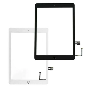 TOUCH SCREEN VETRO NERO BIANCO TASTO HOME PER IPAD 6 2018 6° GEN. A1893 A1954 - Foto 1 di 1