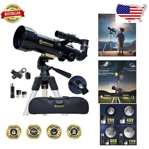 Portable Refractor Telescope with Smartphone Holder - Perfect Gifts for All Ages - Picture 1 of 9