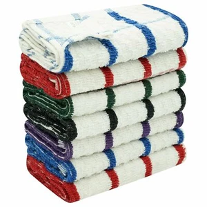 50x75cm Terry 100% Cotton Tea Towels Set Kitchen Dish Cloths Cleaning Drying - Picture 1 of 2