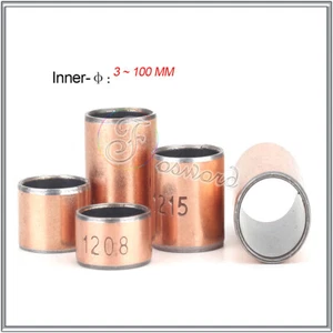 Copper Alloy SF-1 Plain Bearing Bush Pure Bearing Bush Self Lubricating Ø18mm - Picture 1 of 5