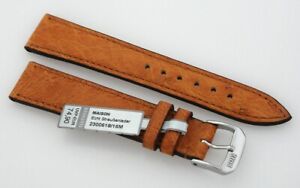Real Rios Maison Straußen-lederband 0 23/32in Buckle Stainless