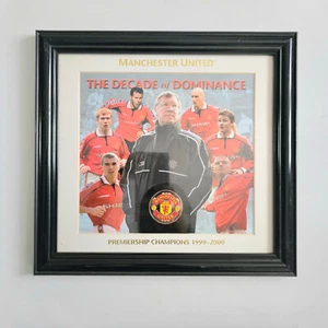 Manchester United Decade Of Dominance Limited Edition Frame MUFC Man Utd 1990's - Picture 1 of 9