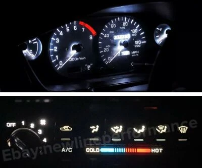 Bombillas LED térmicas de CA de racimo blanco/control de clima para Nissan 240sx s14 1995-1999 Foto 1 de 2