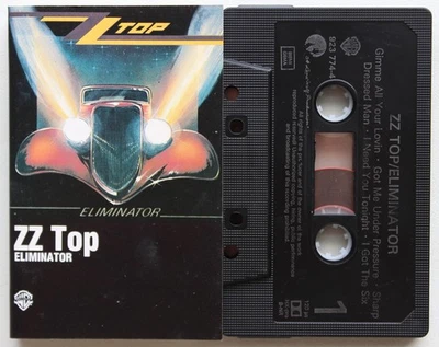 ZZ TOP - ELIMINATOR (WARNER 9237744) 1983 EUROPE CASSETTE TAPE SOUTHERN ROCK - Image 1 of 4