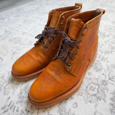 Limited Rancourt & Co. Botas de cuero marrón sin usar, en caja - Para hombre 8D Foto 1 de 4