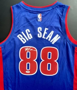 Big Sean Signed Autographed Detroit Pistons Jersey Rapper Psa/Dna Coa - Picture 1 of 4