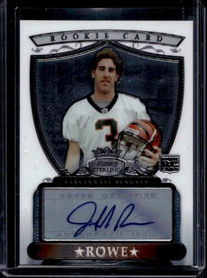 2007 Bowman Sterling Jeff Rowe Rookie RC Auto #BSRA-JR Bengals - Image 1 of 2