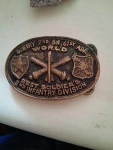 Belt Buckle  Soldiers - Picture 1 of 2