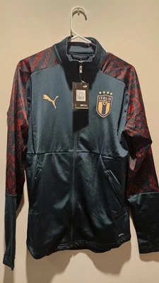 Chaqueta Italia Puma Stadium Renaissance (Pino) 2019-2020 Para Hombre Verde Talla: M Foto 1 de 4