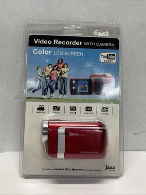 Jazz DVX40 Video Recorder with Camera ,Color LCD Screen. Red Free-Shipping!!!!!! - Image 1 of 3