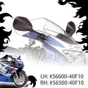 VAWiK -OE Replacement Pair Mirrors FS142 Convex fits Suzuki GSX-R1000 (01'-02') - Bild 1 von 7
