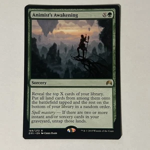 Animist's Awakening - Commander 2020 #166/322 MTG Magic The Gathering - Picture 1 of 2