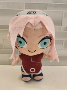 Muñeco de peluche Naruto Team 7 Sakura Haruno 8" 2002 VIZ Media Toy Factory - Imagen 1 de 10