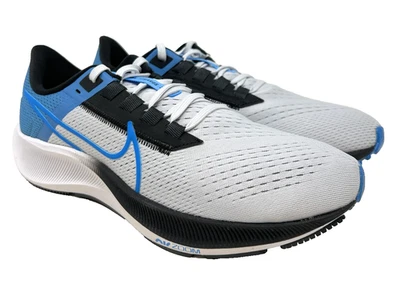 Nike Air Zoom Pegasus 38 para hombre (platino puro/azul foto-negro) talla 10 Foto 1 de 4