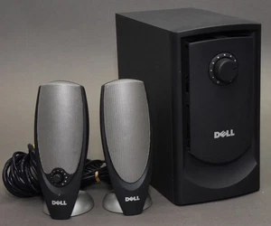 Dell A425 Zylux Multimedia Computer Speaker System w/ Subwoofer - SEE VIDEO ! - Afbeelding 1 van 11