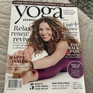 Yoga Journal Magazin Dez 2015 Stress zähmen beste Ausgabe Top Posen Lehrer - Bild 1 von 1