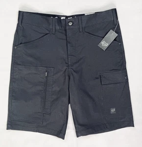 Fox Racing Mens Size 33 Hardwire Shorts Pocketed Durable 10” Inseam Black NWT - Picture 1 of 11