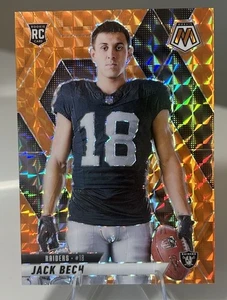 2025 Panini Mosaic Jack Bech #280 Orange Mosaic Prizm /199 RC - Picture 1 of 2