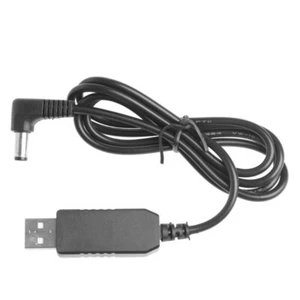 USB DC 5V To 12V 2.1x5.5mm Right Angle Male Step Up Adapter Cable For Router - Afbeelding 1 van 11