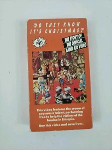 Do They Know It's Christmas? 1984 Music Documentary Band Aid Pop Rock 80's VHS - Picture 1 of 1